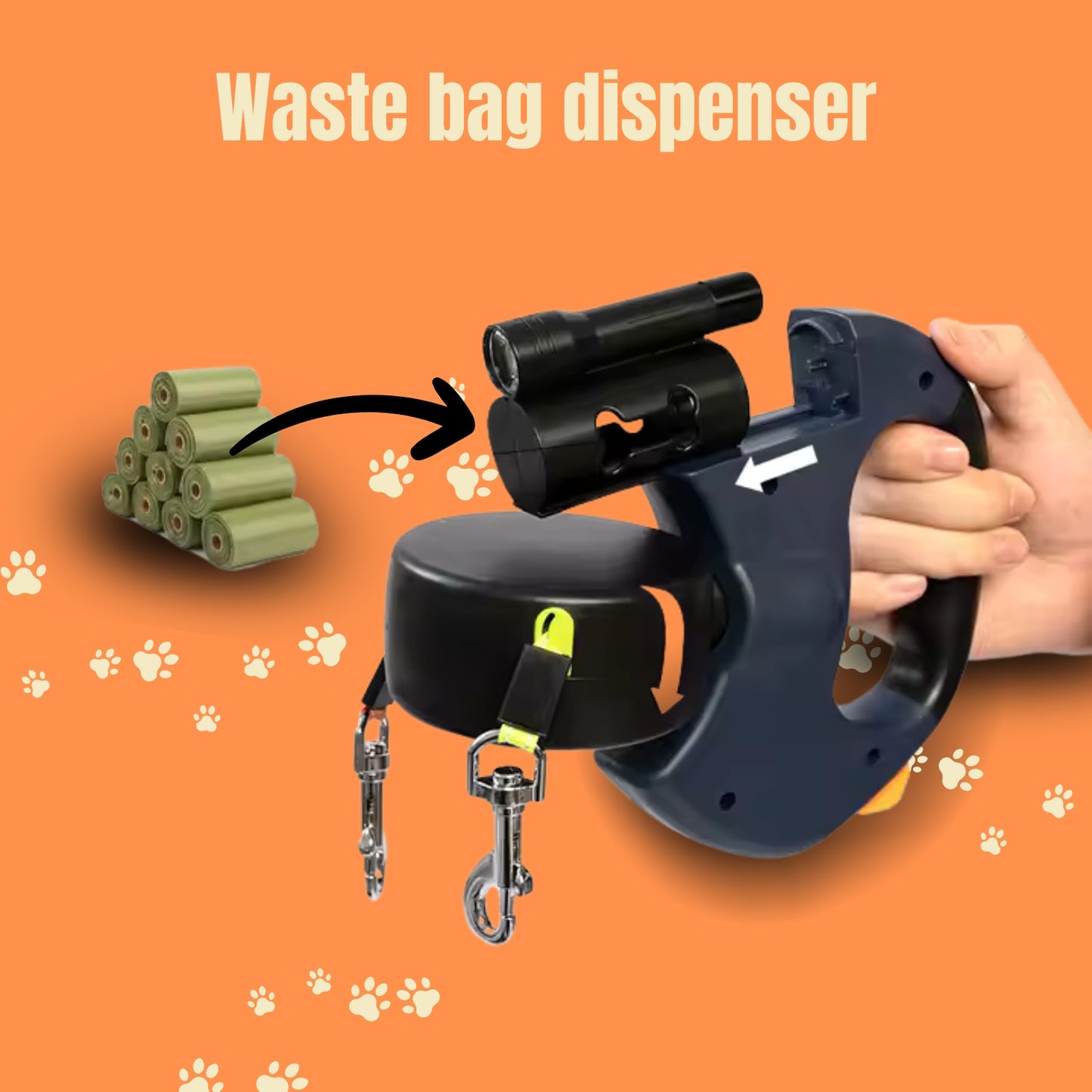 Dog double leash