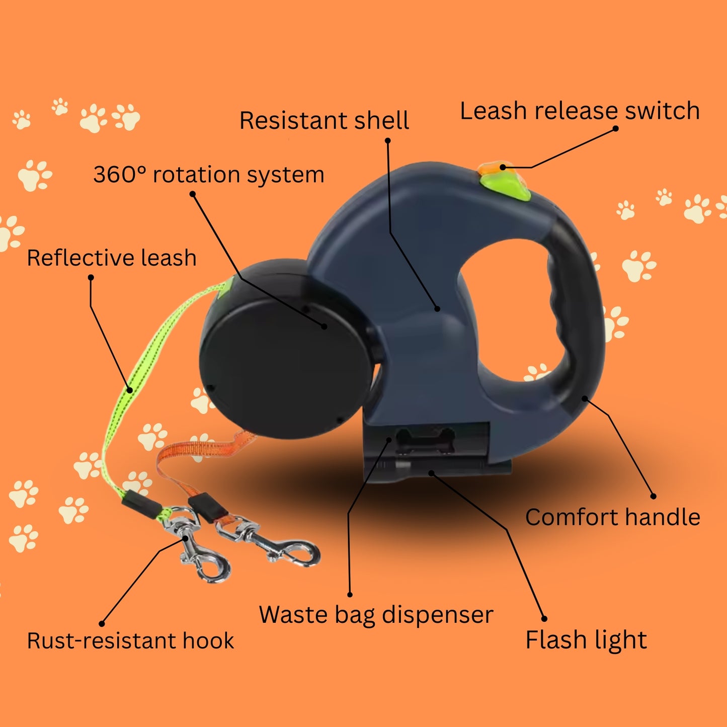Dog double leash